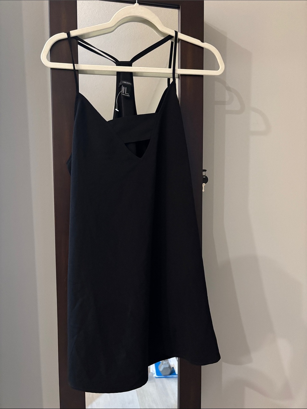 Black Strappy shirt/cover up